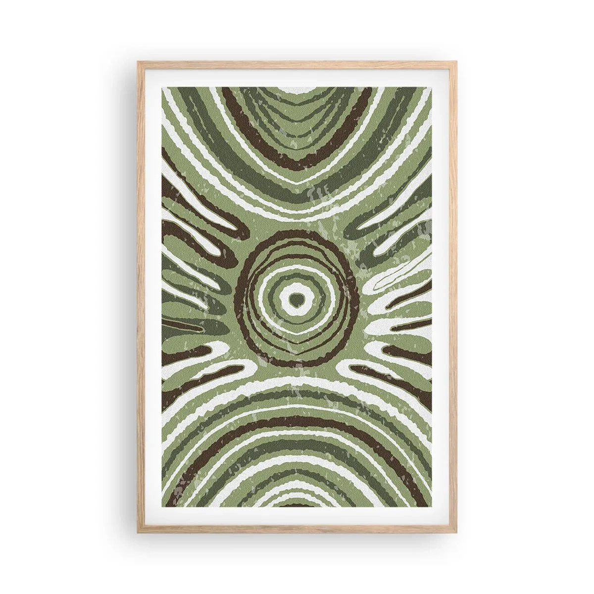 Poster în ramă de stejar deschis - Explozie de emoții - 61x91 cm