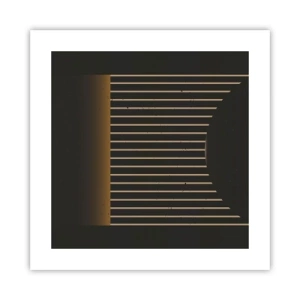 Poster - Explorați întunericul - 40x40 cm