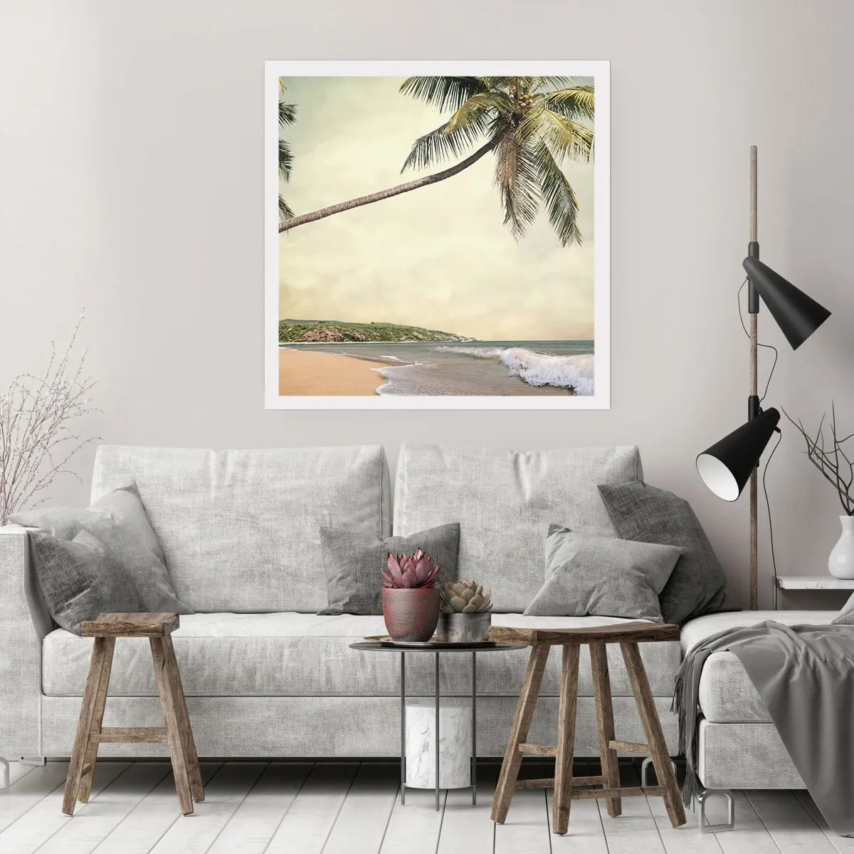 Poster - Vis tropical - 40x40 cm