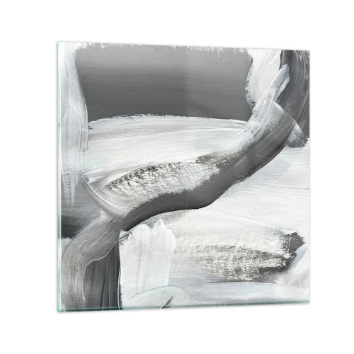Tablou pe sticlă - Cu o mișcare decisivă - 30x30 cm