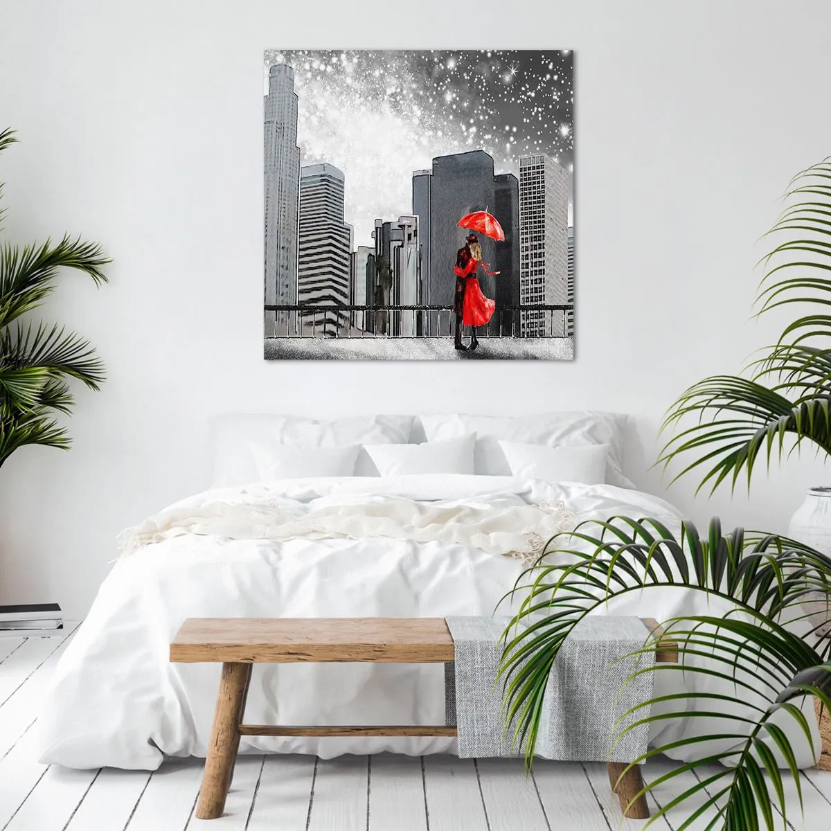 Tablou pe pânză - Un om, nu o piatră - 70x70 cm