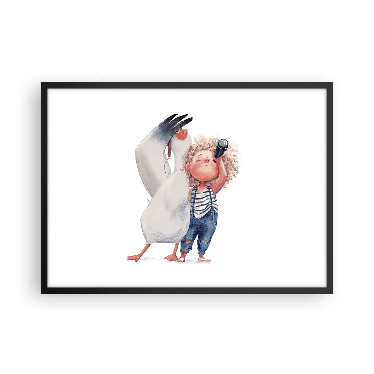 Poster în ramă neagră - Un plan pentru o călătorie minunată - 70x50 cm
