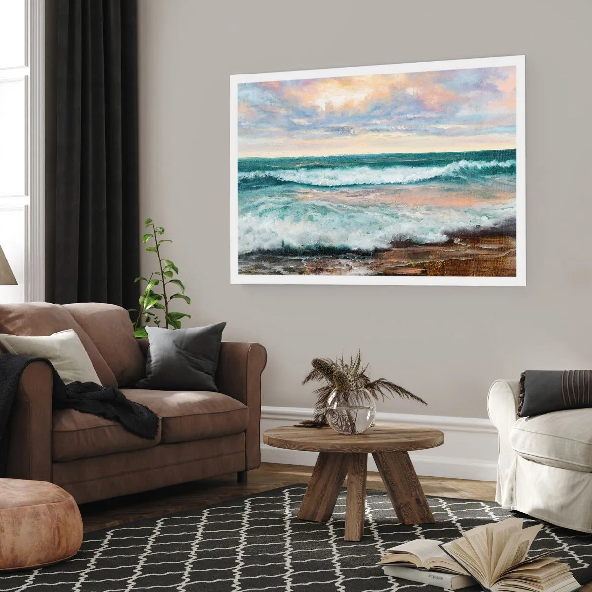 Poster - Aici îți vei alina sufletul - 100x70 cm