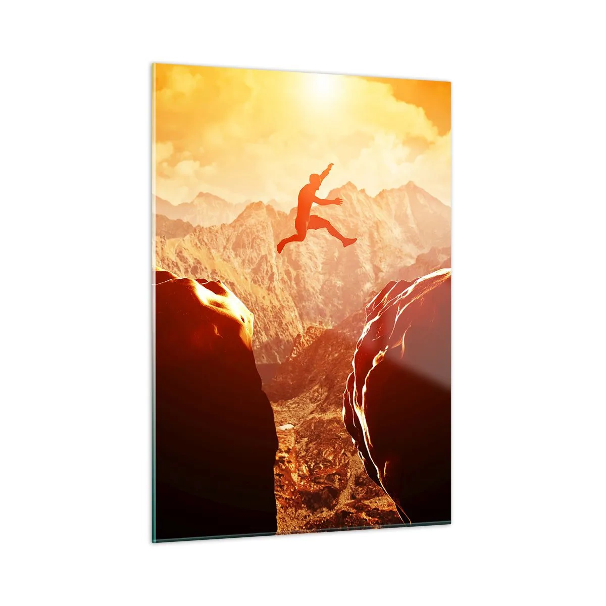 Tablou pe sticlă - Trecând frontierele - 50x70 cm