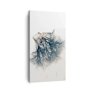 Tablou pe pânză - Ascultând șoapta copacului - 45x80 cm