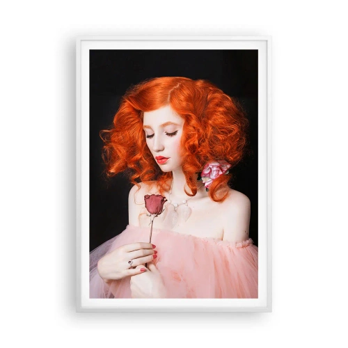 Poster în ramă albă - În stil baroc - 70x100 cm