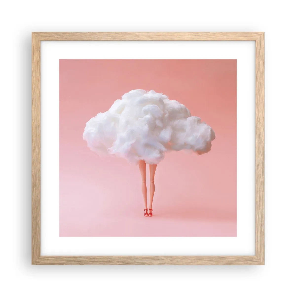 Poster în ramă de stejar deschis - Dulce promisiune - 40x40 cm