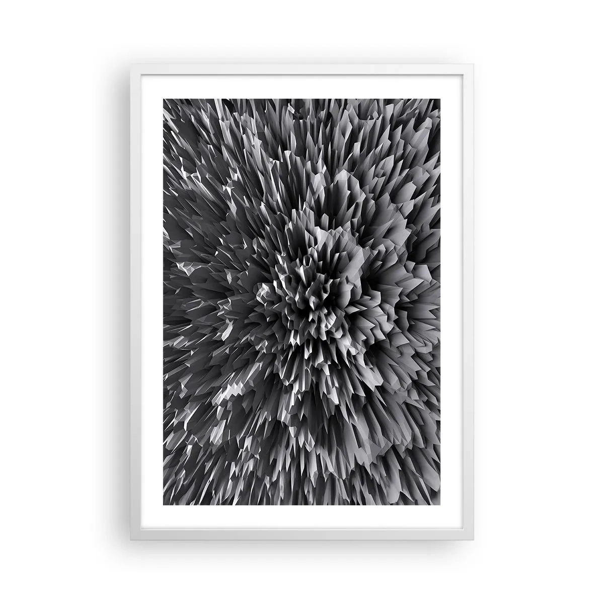 Poster în ramă albă - Mai ascuțit nu se poate - 50x70 cm