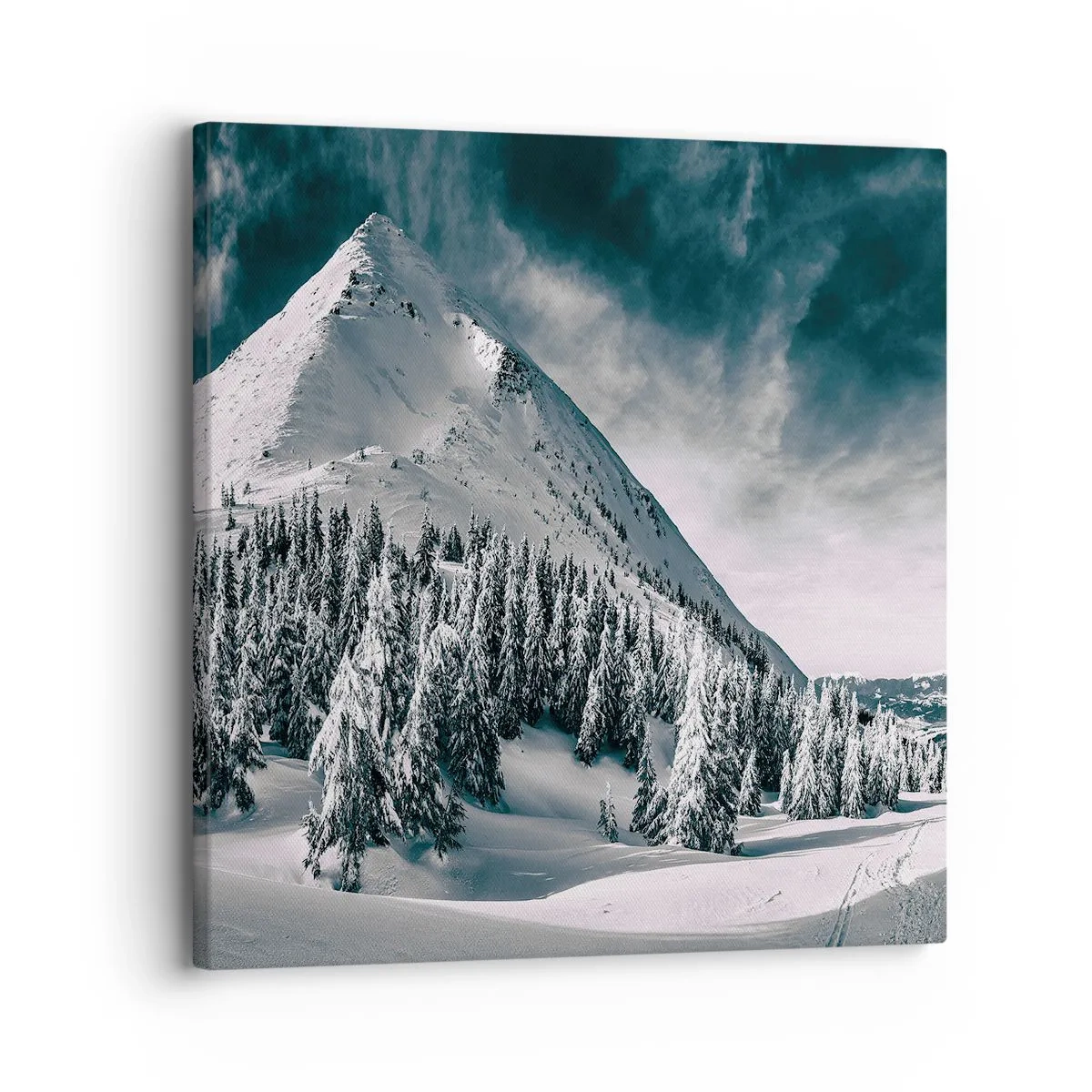 Tablou pe pânză - Țara zăpezii și a gheții - 30x30 cm
