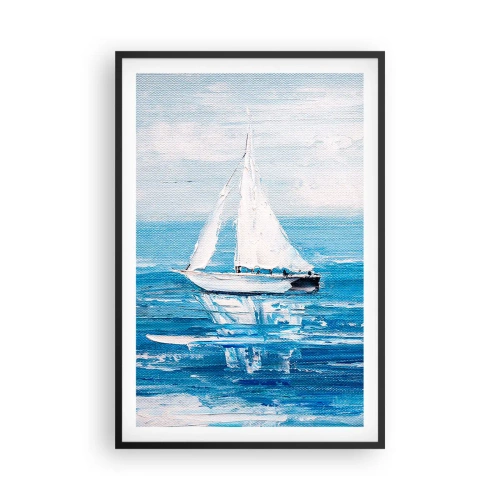 Poster în ramă neagră - Cu un prieten alături de tine - 61x91 cm