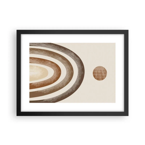 Poster în ramă neagră - Într-o galaxie îndepărtată - 40x30 cm
