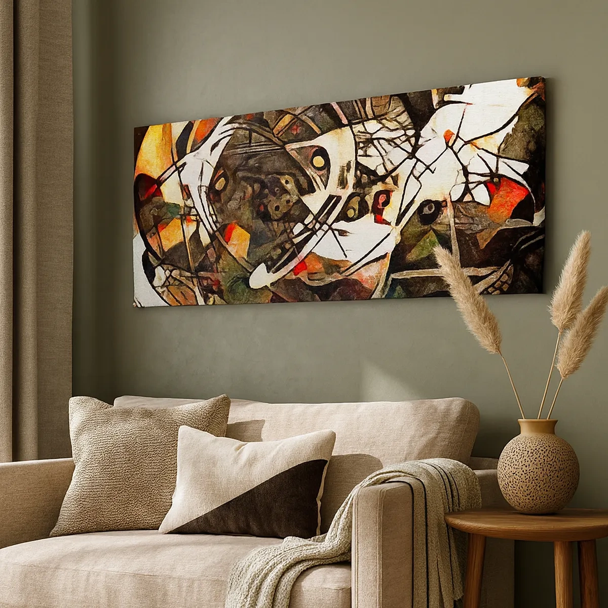 Tablou pe pânză - Auziți mișcarea? - 30x30 cm