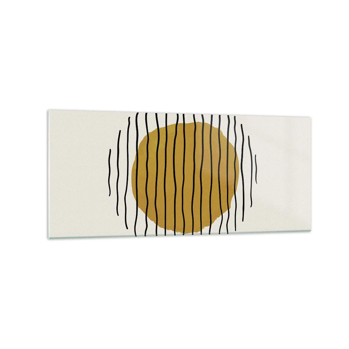 Tablou pe sticlă - Abstracție tremurândă de căldură - 120x50 cm