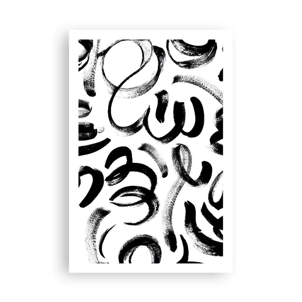 Poster - Negru pe alb - 61x91 cm