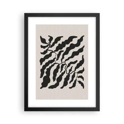 Poster în ramă neagră - Natura pătratului - 30x40 cm