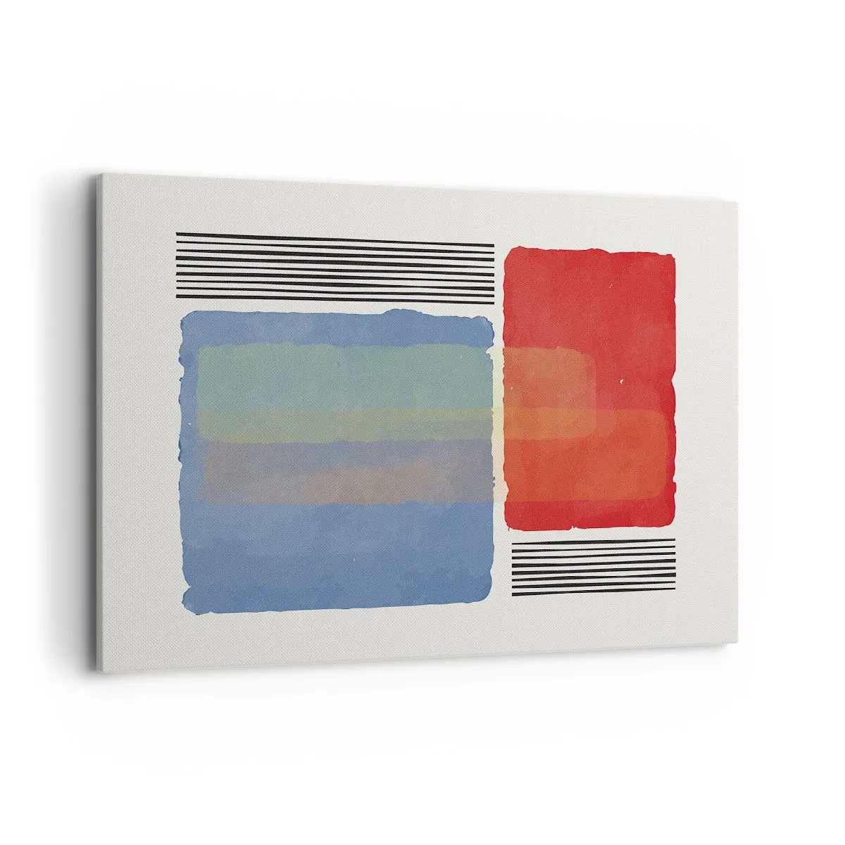 Tablou pe pânză - Spiritul și litera geometriei - 100x70 cm