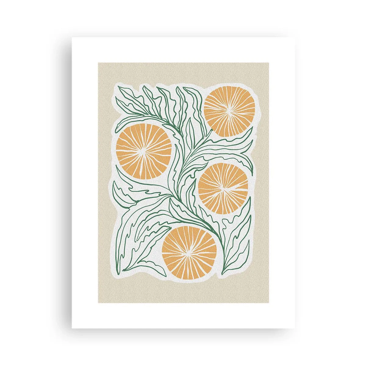 Poster - Etnic cu o notă de abstracție - 30x40 cm