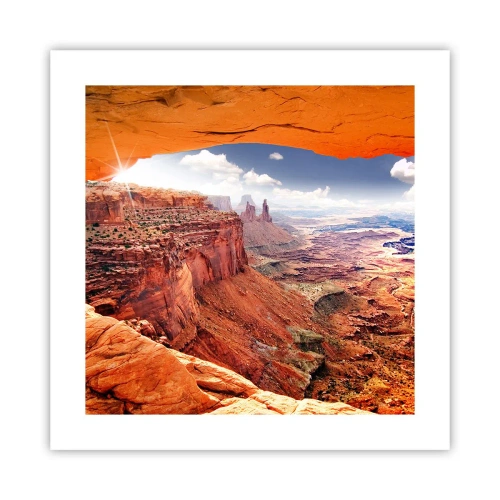 Poster - Sculptat de natura însăși - 40x40 cm