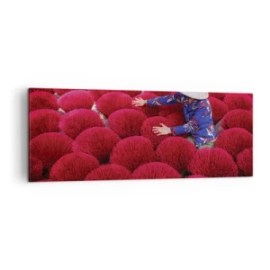 Tablou pe pânză - Într-un câmp de orez - 140x50 cm