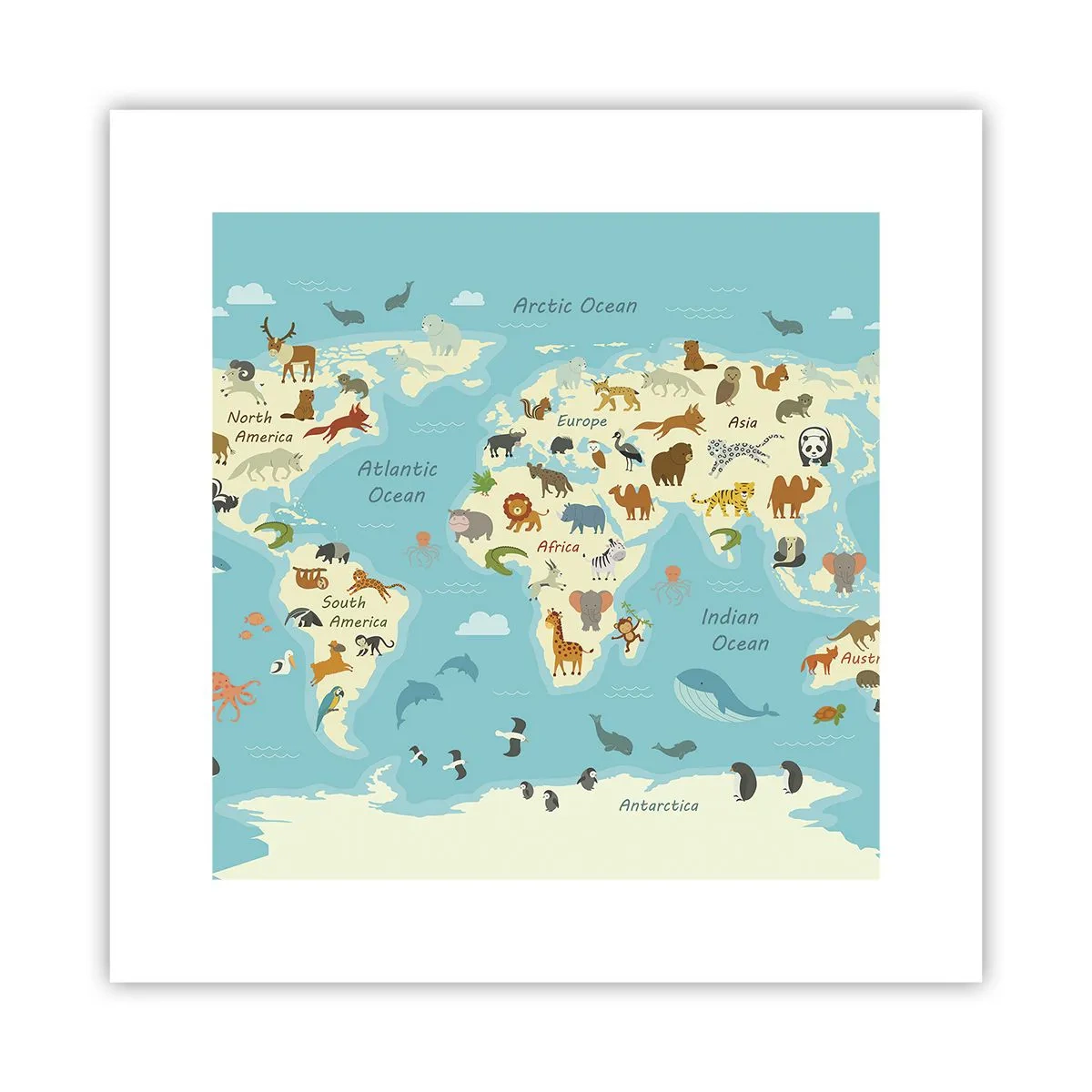 Poster - Vecini buni - 30x30 cm