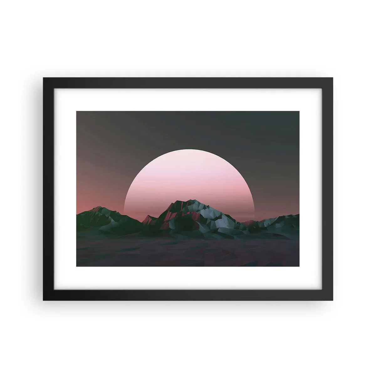 Poster în ramă neagră - Într-o galaxie învecinată - 40x30 cm