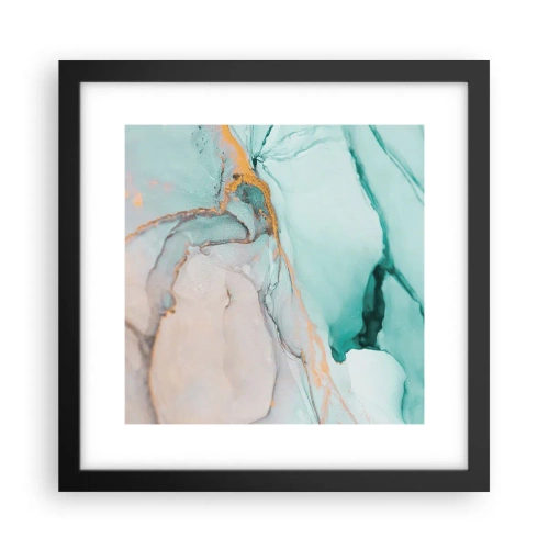 Poster în ramă neagră - Dansul formelor și al culorilor - 30x30 cm