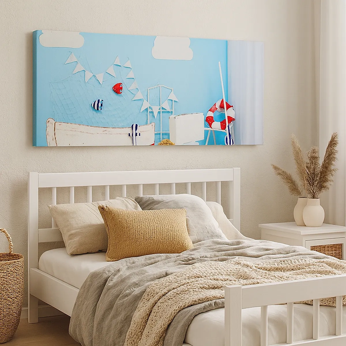 Tablou pe pânză - Dorința copilărească de aventură - 30x30 cm