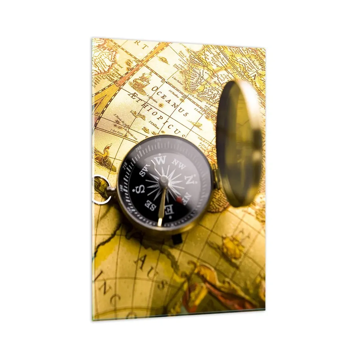 Tablou pe sticlă - Sau poate până la capătul lumii? - 80x120 cm