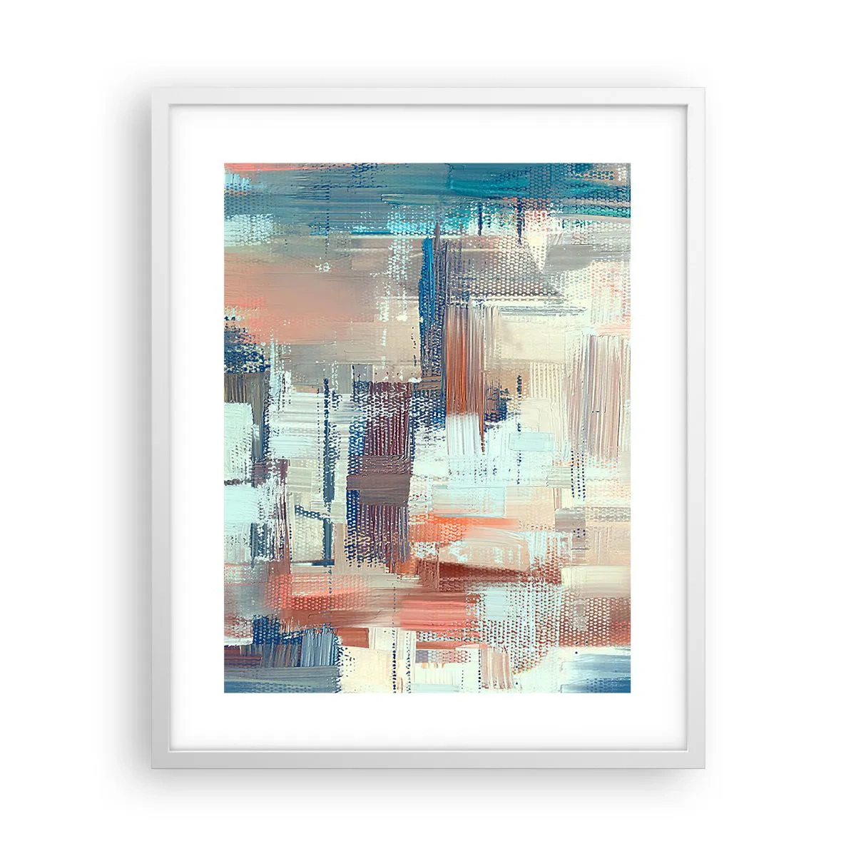 Poster în ramă albă - Întinde-te spre lumină - 40x50 cm