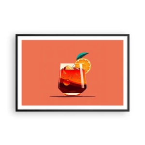 Poster în ramă neagră - Răcoare de vară - 91x61 cm