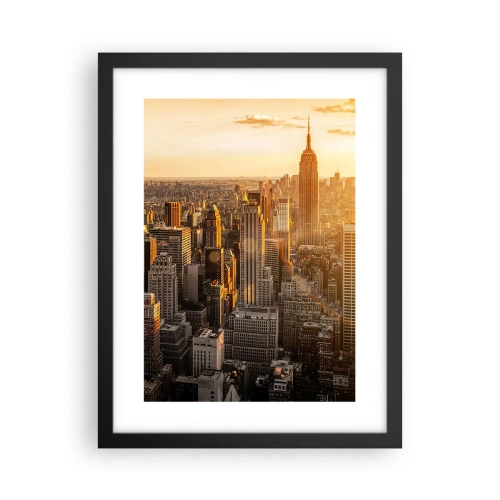 Poster în ramă neagră - Crescând la soare - 30x40 cm