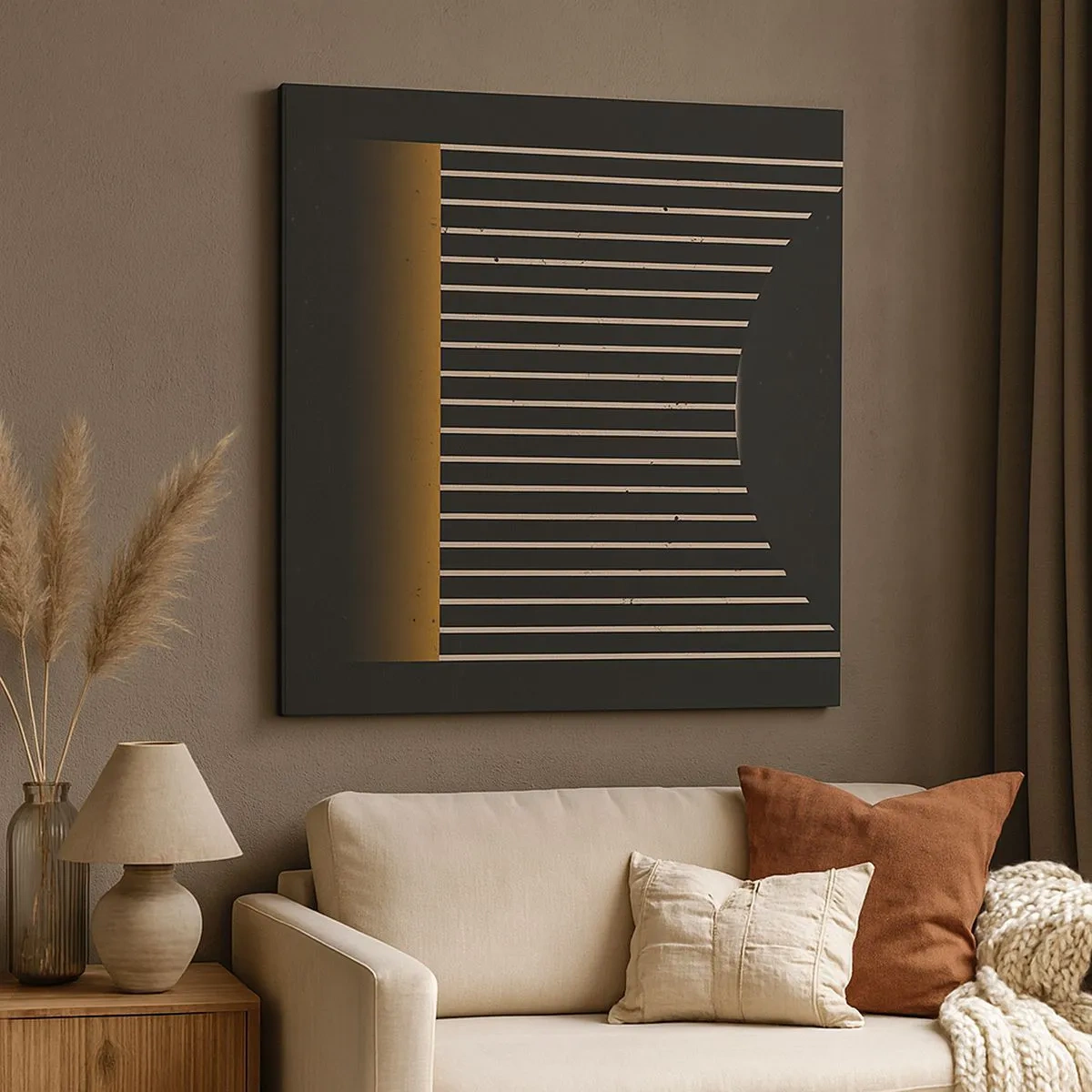 Tablou pe pânză - Explorați întunericul - 30x30 cm