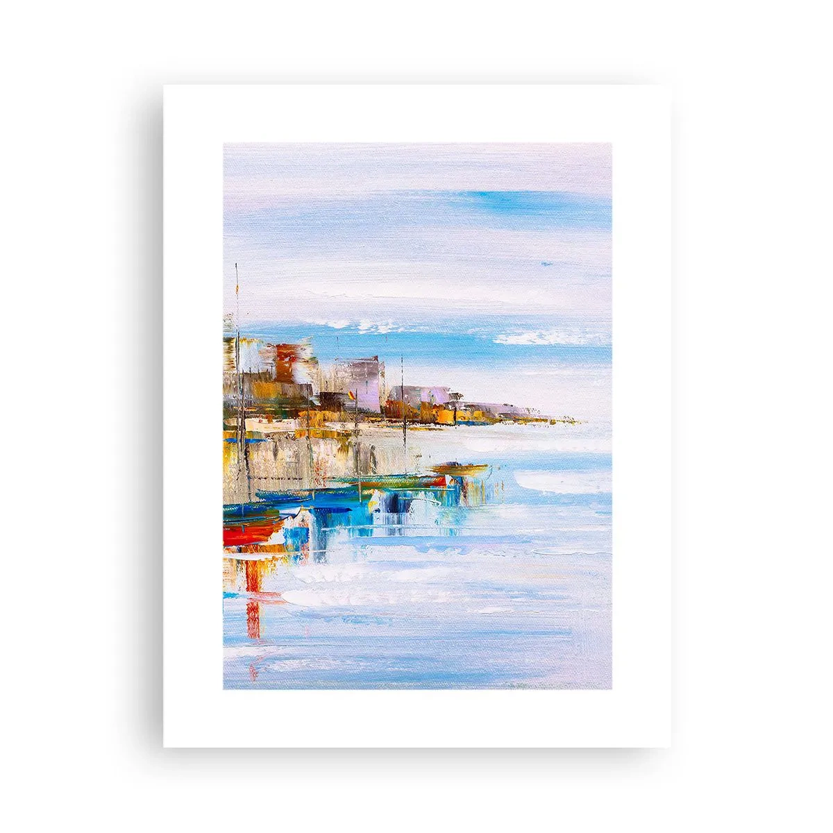 Poster - Port urban multicolor - 30x40 cm