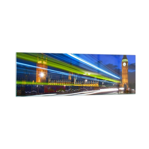 Tablou pe sticlă - Sub ochiul lui Big Ben - 160x50 cm