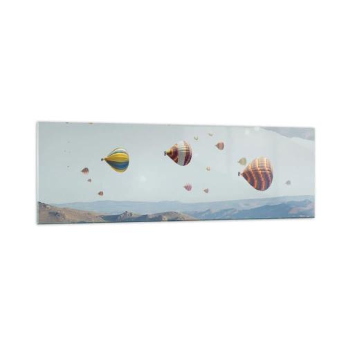 Tablou pe sticlă - Orice este posibil aici - 160x50 cm