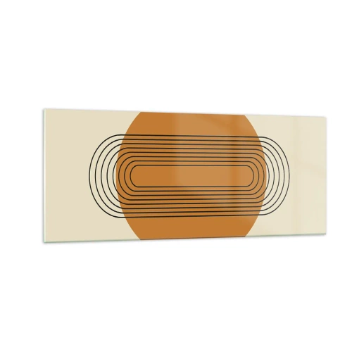 Tablou pe sticlă - Planul perfect - 100x40 cm