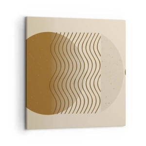 Tablou pe pânză - Despre originea figurilor geometrice - 50x50 cm