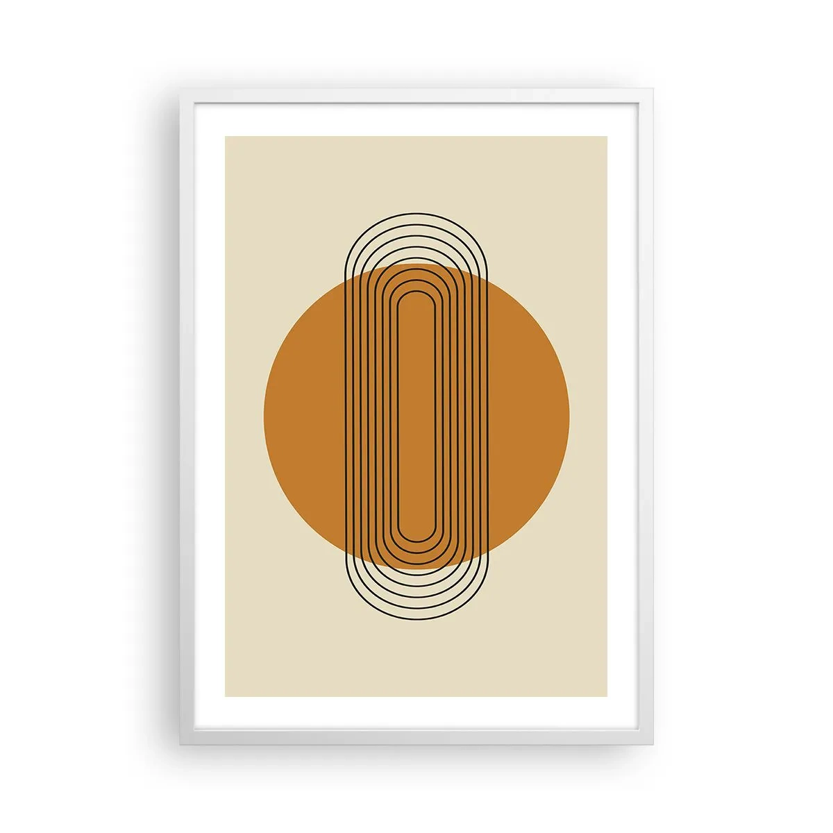 Poster în ramă albă - Planul perfect - 50x70 cm