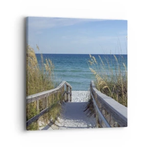 Tablou pe pânză - În soare, în vânt - 40x40 cm