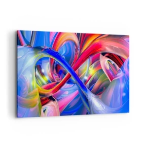 Tablou pe pânză - Dansul culorilor - 100x70 cm