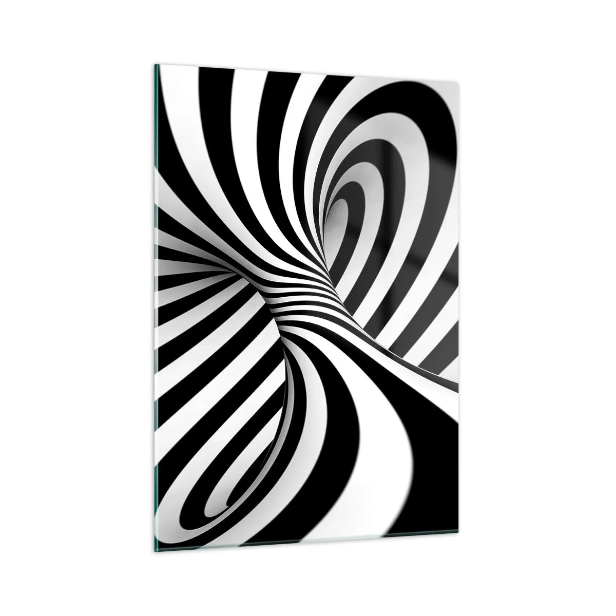 Tablou pe sticlă - Compoziție: spațiul dansator - 50x70 cm