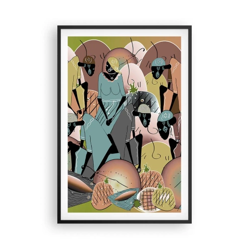 Poster în ramă neagră - Sărbătoarea cea mare se apropie - 61x91 cm