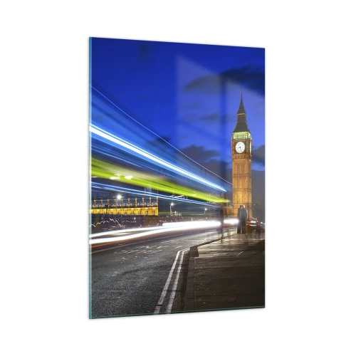 Tablou pe sticlă - Sub ochiul lui Big Ben - 50x70 cm