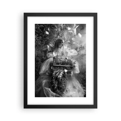 Poster în ramă neagră - Mama însăși - Natura - 30x40 cm