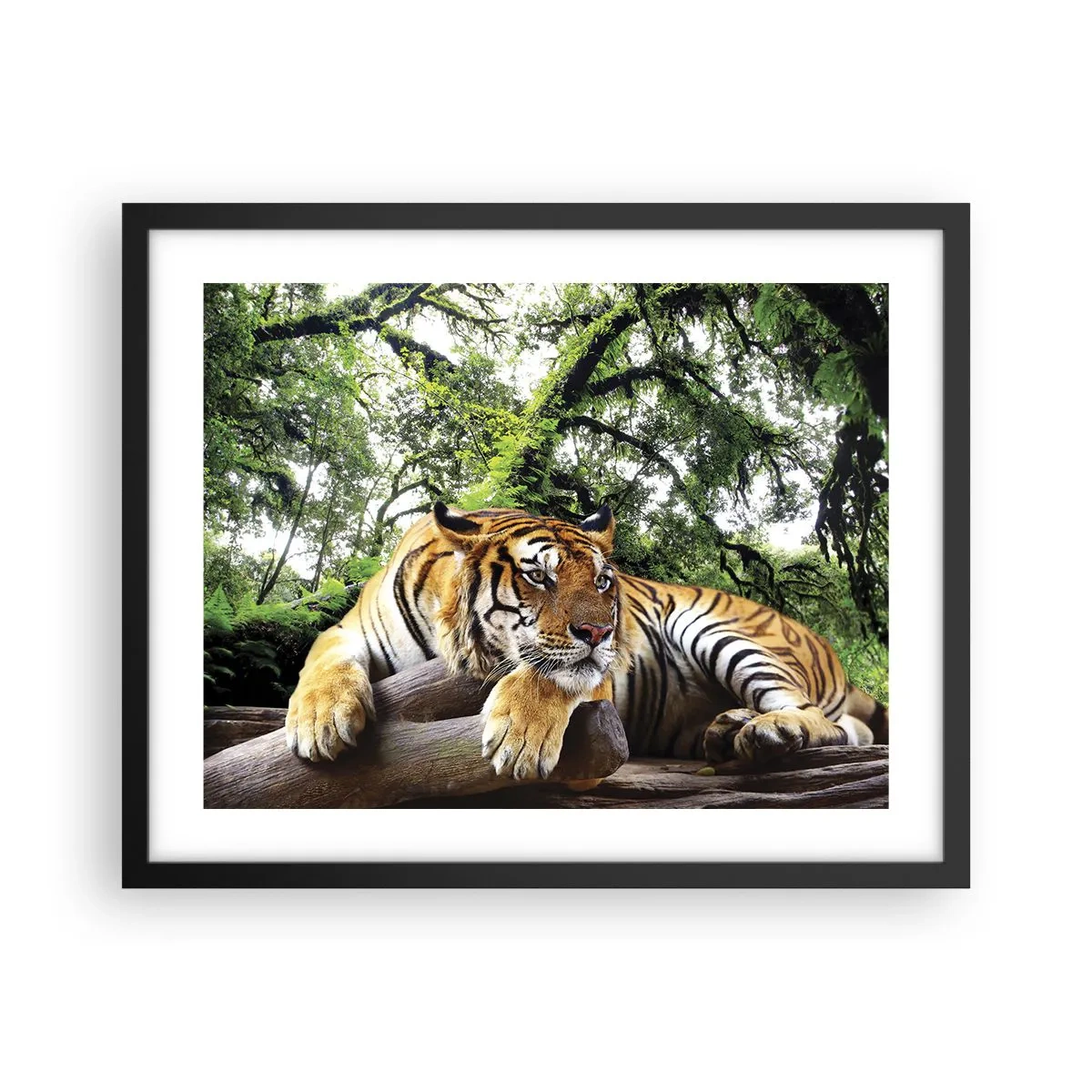 Poster în ramă neagră - Cu respect - 50x40 cm