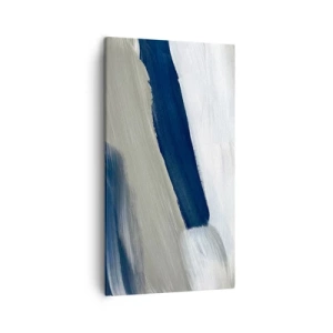 Tablou pe pânză - Întâlnire cu albul - 45x80 cm