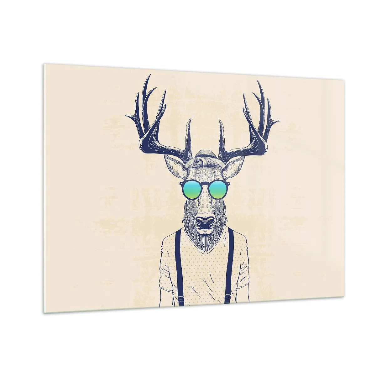 Tablou pe sticlă - Și la cine te așteptai? - 100x70 cm