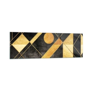 Tablou pe sticlă - Soarele deșertului - 160x50 cm