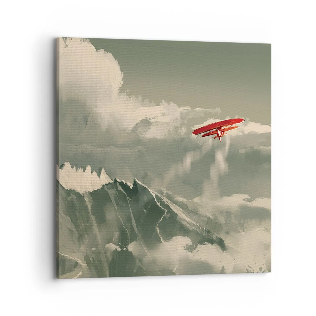 Tablou pe pânză - Un pionier neînfricat - 70x70 cm