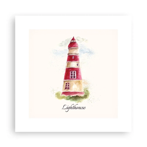 Poster - Întotdeauna vreme bună - 30x30 cm